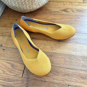 Rothy’s Lemon Drop Round Toe Ballet Flats